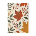 Autumn Leaves A5 Notebook — Fall Floral Journal