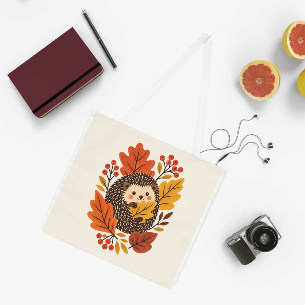 Autumn Hedgehog Shoulder Tote