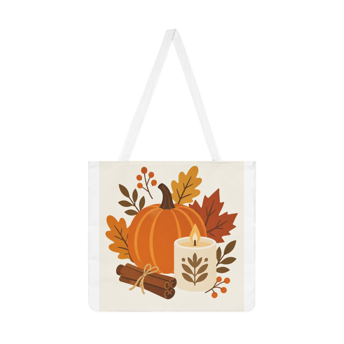 Autumn Pumpkin Candle Tote