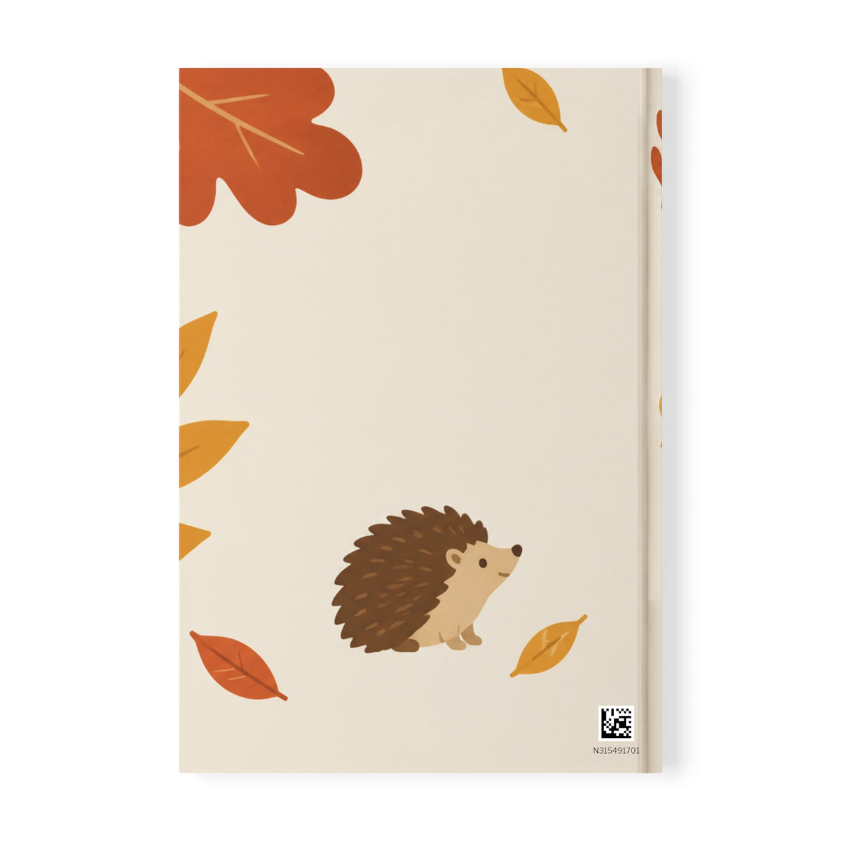 Autumn Fox & Hedgehog A5 Notebook